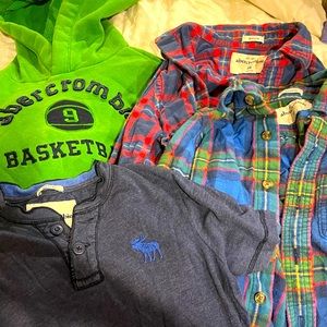 Boys bundle of Abercrombie shirts/sweatshirt